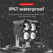 Space Offroad sis lambası 7.8 x 7.8 x 7.1 cm  mavi gündüz ledli çakarsız 12-60v set /  LASS366 thumbnail 5