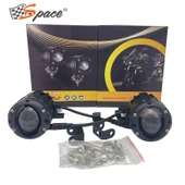 Space Offroad sis lambası 6.4 x 8.1 x 5.9 cm sarı-beyaz 12-60v set/  LASS367 thumbnail 3