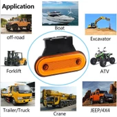 Side marker kasa lambası - beyaz 24v 3w çakarlı adet / LAAM446-1 thumbnail 2