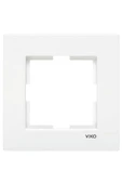 VİKO Viko Karre 1 Li Çerçeve Beyaz 90960200 - 1
