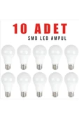 ERA 9 Watt Led Ampul Beyaz Işık 10lu Paket Yerli Üretim 6400k - 1