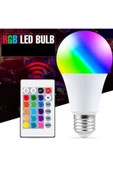 Nisa Rgb Kumandalı Led Renkli Ampul 9w (beyaz Işıklı Ve Çok Renkli ) Ayarlanabilir / Kısılabilir - 2