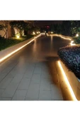 İsra 25 Metre Günışığı 3 Çipli Şerit Led Işık Hortum Led Aydınlatma Dış Mekan Su Geçirmez Hortum - 4