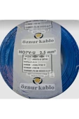 öznur kablo Öznur 2,5mm Hes Nya Kablo 100 Mt Mavi thumbnail 2