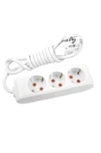 VİKO Multi-let Kablolu Grup Priz 3 Lü 5 Metre Kablolu - 1
