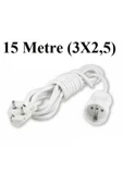 VİKO Topraklı Uzatma Seyyar Kablosu 15 Metre Tekli Priz 3x2,5 Mm Seyyar Uzatma Kablosu - 1