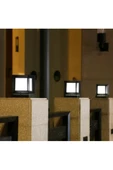 Ags Bahçe Aydınlatma Kare Küp Setüstü Siyah - 3