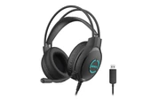 A4 TECH FH-300U KABLOLU USB KULAKLIK/MİKROFON, SİYAH - 1