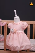 Babydola Kız Bebek Bayramlık Çiçek Detaylı Elbise 15190 thumbnail 10