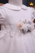 Babydola Kız Bebek Bayramlık Çiçek Detaylı Elbise 15190 thumbnail 4