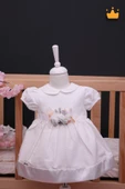 Babydola Kız Bebek Bayramlık Çiçek Detaylı Elbise 15190 thumbnail 1
