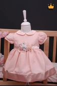 Babydola Kız Bebek Bayramlık Çiçek Detaylı Elbise 15190 thumbnail 9