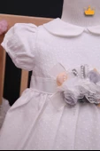 Babydola Kız Bebek Bayramlık Çiçek Detaylı Elbise 15190 thumbnail 3