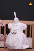 Babydola Kız Bebek Bayramlık Çiçek Detaylı Elbise 15190 thumbnail 2