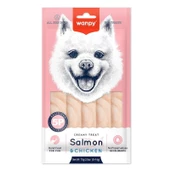 Wanpy Somonlu&Tavuklu Krema Köpek Ödülü 5x14 gr - 1