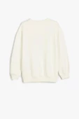 Koton Kız Çocuk Sweatshirt Unicorn Baskılı Bisiklet Yaka Uzun Kollu - 2