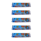 Niceplast Mavi Orta Boy 55x60 Cm. 30 Litre Çöp Torbası Poşeti - 20 Adetlik 5 Rulo - 1
