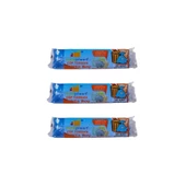 Niceplast Mavi Orta Boy 55x60 Cm. 30 Litre Çöp Torbası Poşeti - 20 Adetlik 3 Rulo thumbnail 1
