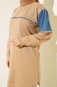 Kot Garnili Tunik İkili Takım Camel - 4
