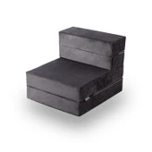 Valeria Kadife Katlanır Yatak Olabilen Tek Kişilik Koltuk  Tek Kiremit - 8