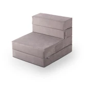 Valeria Kadife Katlanır Yatak Olabilen Tek Kişilik Koltuk Tek Kiremit - 3