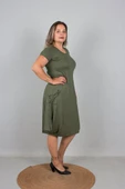 Büyük Beden Kadın Giyim Şalvar Model Elbise - 12
