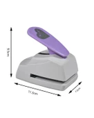 Kamei Çok Ayrıntılı Şekilli Delgeç Kalp 3.8 cm KM8915 - 2