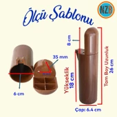 Mobilya Yükseltici Kanepe TV Ünitesi Koltuk Ayağı Baza Ayakları Ahşap Desenli Kahverengi Ceviz 18 cm thumbnail 4