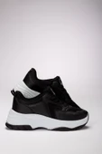 Kadın Bağcıksız Taşlı Triko Sneaker Kadın - 12