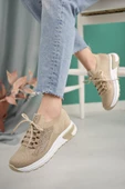Kadın Triko Taş Detaylı Sneaker Yürüyüş Ayakkabısı - 3