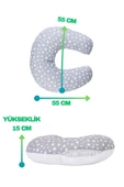 Bebek Emzirme Örtüsü Ve Yastık 2'li Avantajlı Set, Ayarlanabilir Emzirme Önlüğü, Emzirme Yastığı, Puset Örtüsü - 3
