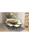Wood House PAMİR KÖŞE TAKIMI BEJ-CEVİZ  (MUTFAK,BAHÇE,BALKON,OTURMA ODASI) - 2