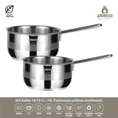 Amboss 2 Parça Mama Seti - 16-18 cm Kapaksız Sütlük - 1