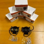 Baykuş Mercekli Çakarlı Sis Farı-Çift Renk ve 4 Farklı Mod-50W Metal Gövde(TEKLİ) - 6