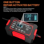 12v 6a Akıllı Araba Motosiklet Lcd Ekran Araç Akü Onarım Hızlı Şarj Cihazı Islak Kuru Jel Kurşunasit - 5