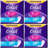 Orkid Günlük Ped Günlük Koruma Normal 112 Adet Ekonomik Paket (Tekli Paketlerde) (4PK*28) - 1