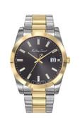Mathey Tissot H450BN Swiss Made Çelik Kasa Çelik Kordon Metalik-Altın Erkek Kol Saati - 1
