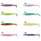 Captain 3516 Pukka Shad 9cm 7gr Levrek Silikonu 5'li Paket Suni Yem - 1