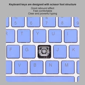 Apple iPad Pro 10.5" Uyumlu Kablosuz Bluetooth Şarj Edilebilir Klavye - Mor - 7