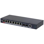 DAHUA 8port S4210-8GT-110 GIGABIT 2-SFP 90w FULL POE YÖNETİLEBİLİR SWITCH - 2