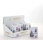 Taşlı İstanbul Tasarımı El Aynası Kalın - 1