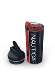 NAUTİCA,Ntm02 Sport Termos Paslanmaz Çelik 500 ml Navy Kırmızı - 1
