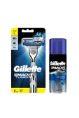 GİLLETTE,Mach3 Turbo Özel Askerlik Fırsat Paketi (Tıraş Makinesi Yedekli + 75 ml Jel) - 2