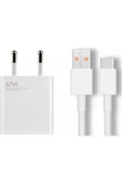 Mmctech wellstore Xiaomi Uyumlu 67W Hızlı Şarj Aleti Adaptörü + Kablo Seti Mi 67W Xiaomi - 1