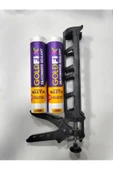 Sgs    2 Adet SGS Silikonize Mastik Beyaz 450 Gr. + Plastik Silikon Tabancası - 1
