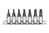 Ceta Form C08S-RTP7 7 Parça 1/4 " 5 Köşe Delikli TORX Uçlu Lokma Anahtar Takımı - 1