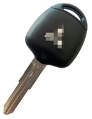 Mitsubishi Lancer Outlander Uyumlu Kumanda Kabı Anahtar Kabı Oto Anahtarlık 3 Tuşlu Mit11 Sağ Kanal Uçlu Logolu thumbnail 2