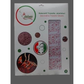 Çikolata Transfer Jelatini 40x25 Valantine's Kırmızı (25 Adet) - 1