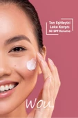 WOU World of Unique Pink Touch Ton Eşitleyici ve Aydınlatıcı Yüksek Koruma Etkili SPF50+ Güneş kremi 50ml-TÜM CİLTLER - 2
