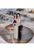 GELİN DAMAT  MİNYATÜR BİBLO 8 CM - 1